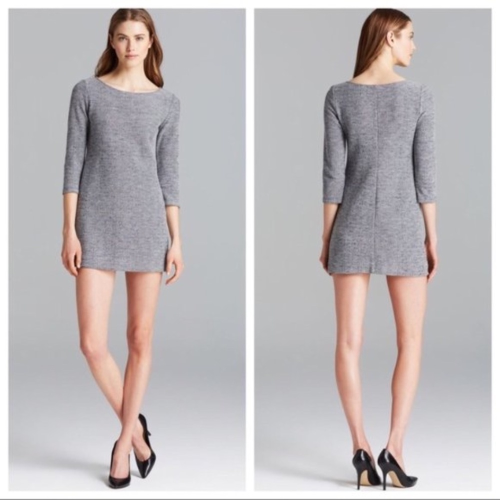 THEORY Plentiful Mimi H Dress Navy White Dress S